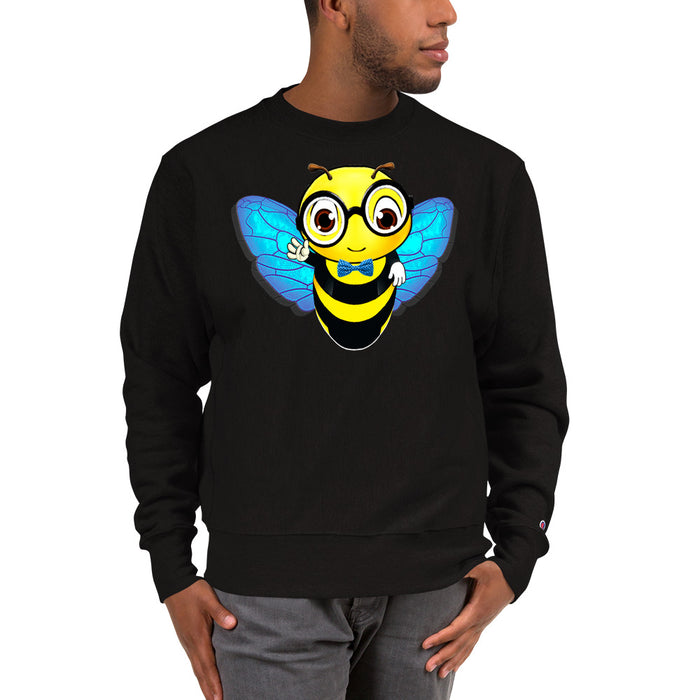 Cute blue BEE NYCE Champion Sweatshirt