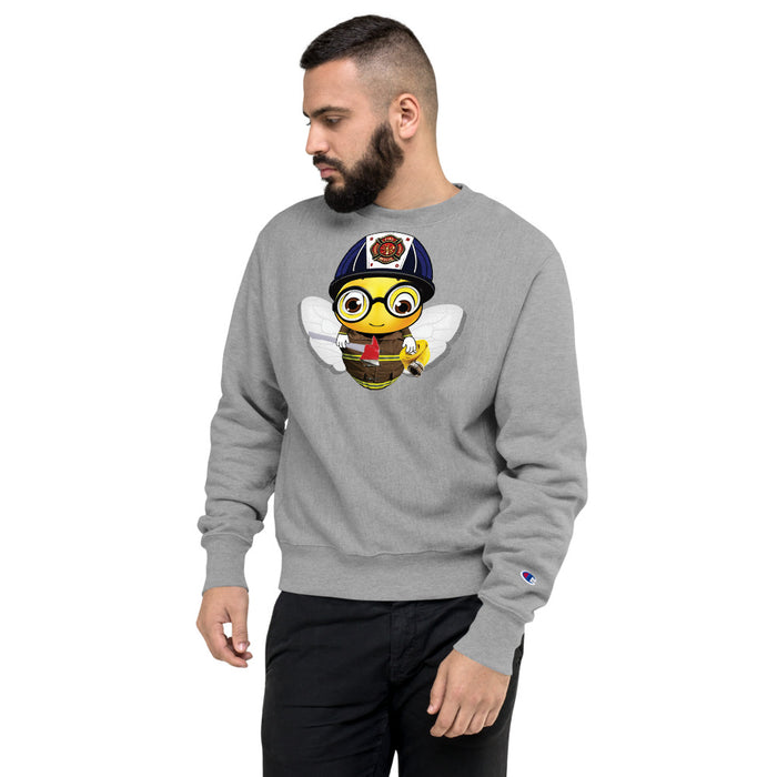 Cute FIREFIGHTER BEE Champion Sweatshirt