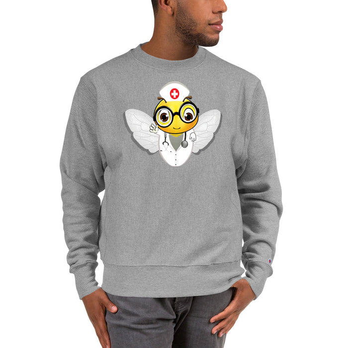 Cute NURSE BEE Champion Sweatshirt