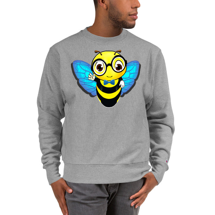 Cute blue BEE NYCE Champion Sweatshirt