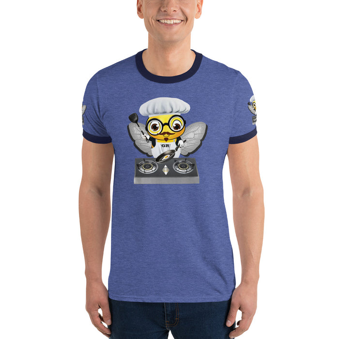 Cute CHEF BEE Ringer T-Shirt