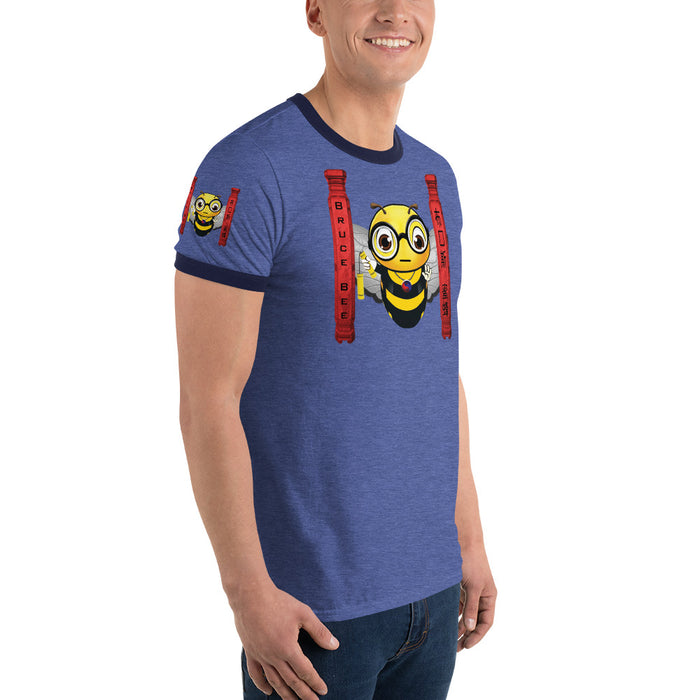 Cute BRUCE BEE Ringer T-Shirt