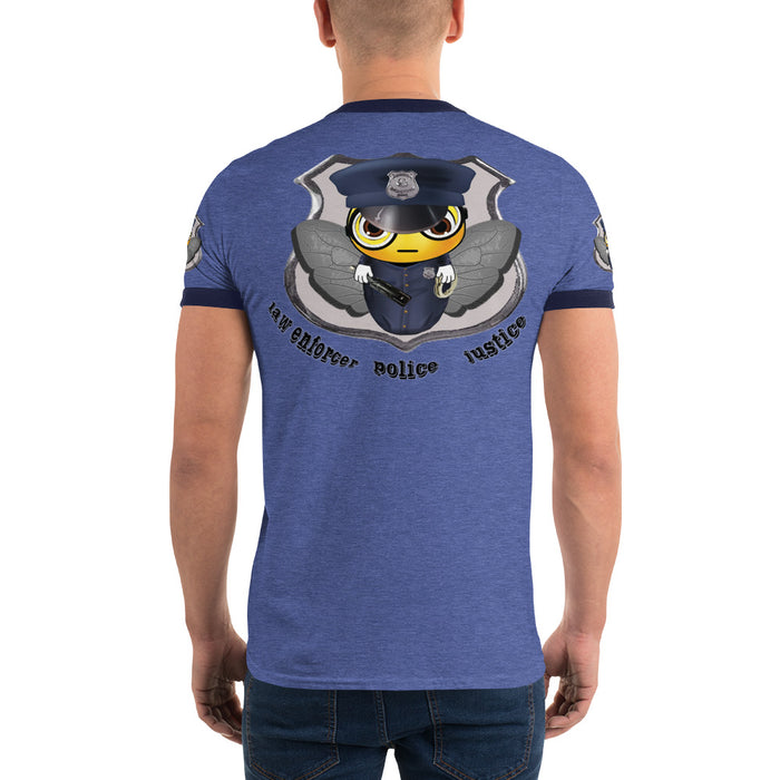 Cute COP / POLICE BEE Ringer T-Shirt