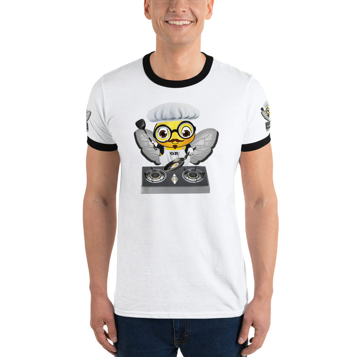 Cute CHEF BEE Ringer T-Shirt