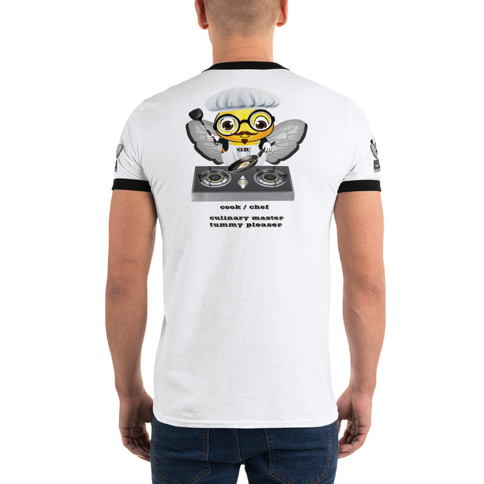 Cute CHEF BEE Ringer T-Shirt