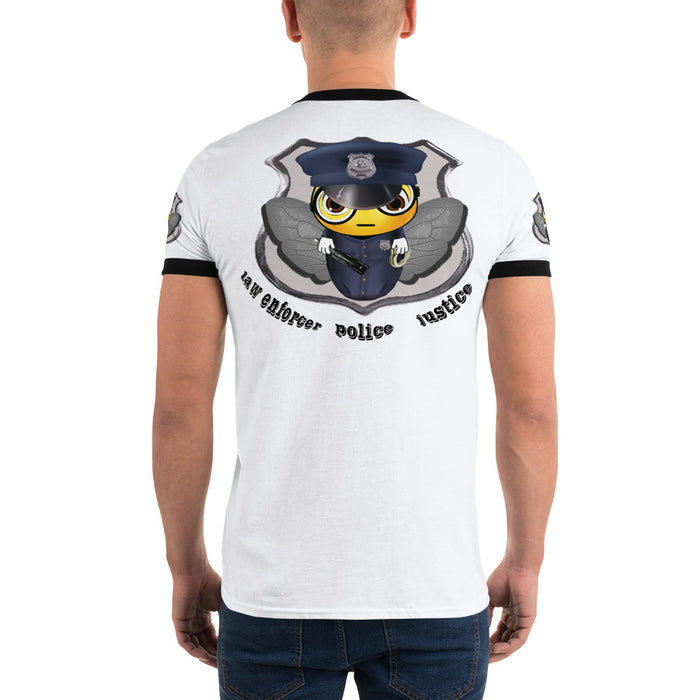 Cute COP / POLICE BEE Ringer T-Shirt