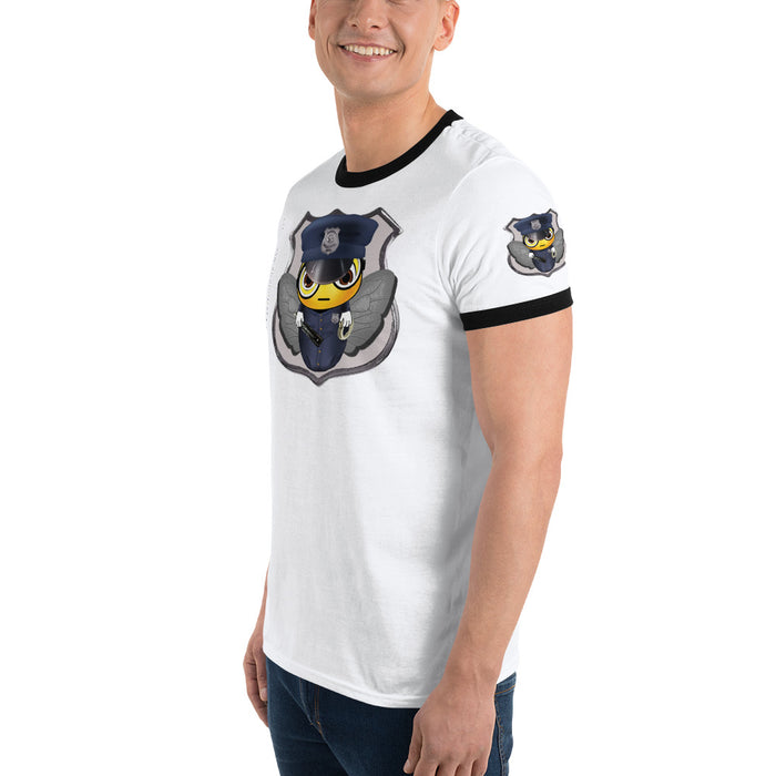 Cute COP / POLICE BEE Ringer T-Shirt