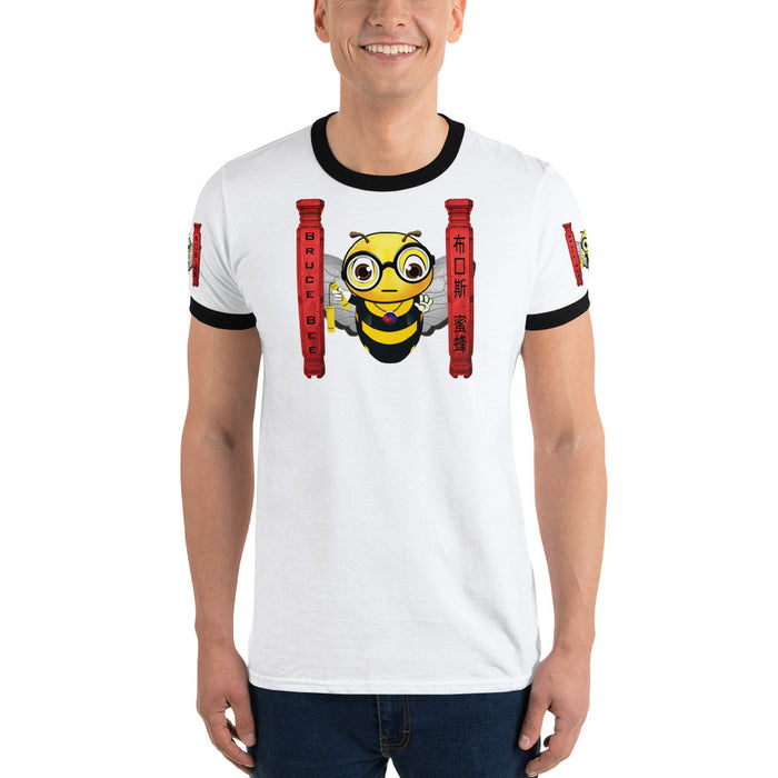 Cute BRUCE BEE Ringer T-Shirt