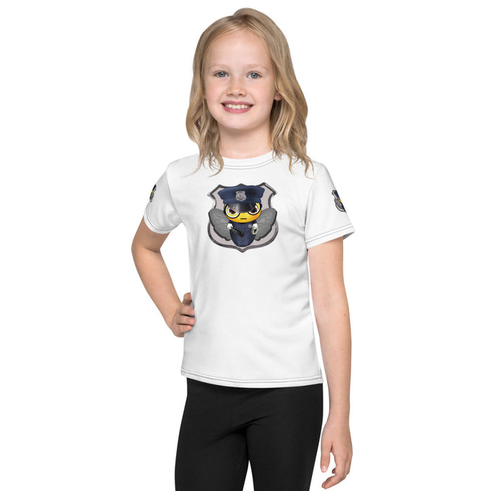 Girl Bee Collection Cute COP / POLICE  BEE Kids T-Shirt