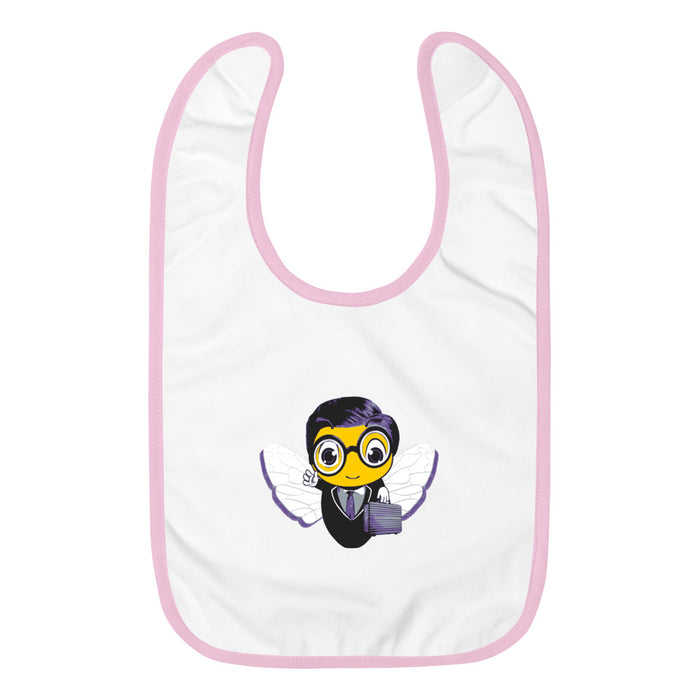 Cute LAWYER / ATTORNEY BEE Embroidered Baby Bib