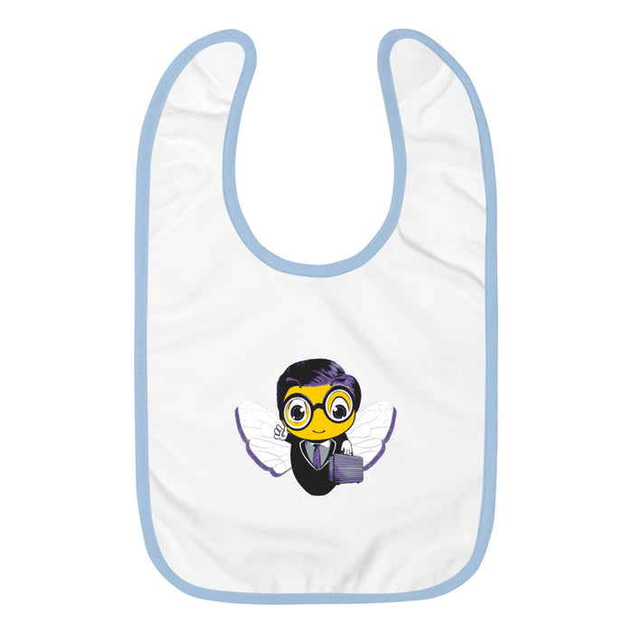 Cute LAWYER / ATTORNEY BEE Embroidered Baby Bib