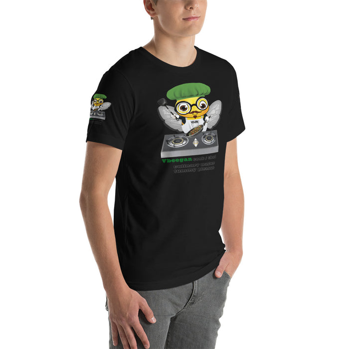 Cute VEGAN BEE CHEF Short-Sleeve Unisex T-Shirt