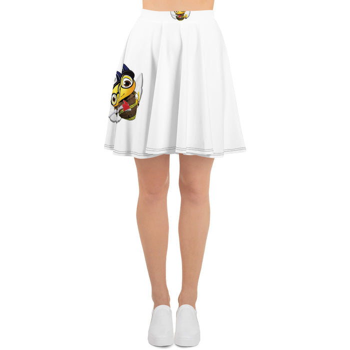 Cute FIREFIGHTER BEE Skater Skirt