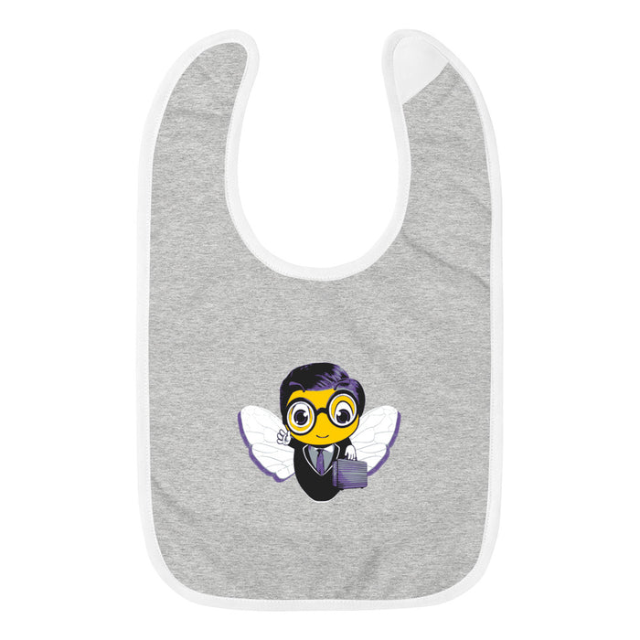 Cute LAWYER / ATTORNEY BEE Embroidered Baby Bib