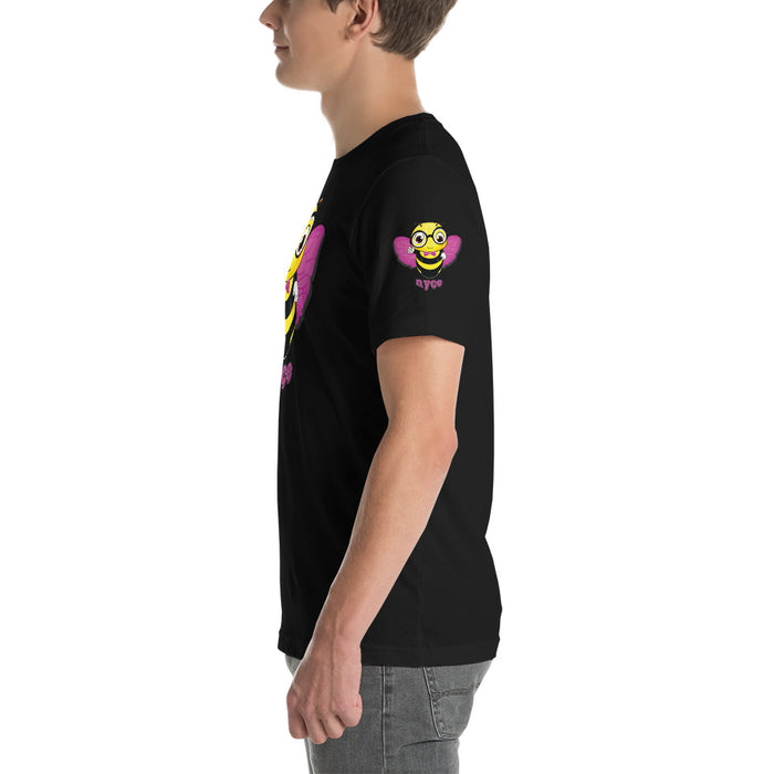 Cute pink BEE NYCE Short-Sleeve Unisex T-Shirt