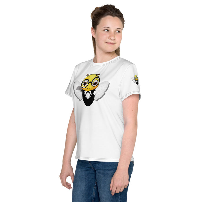 Girl Bee Collection Cute WAITER / SERVER BEE Youth T-Shirt