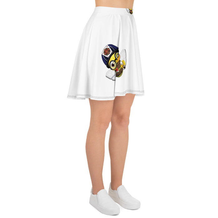 Cute FIREFIGHTER BEE Skater Skirt