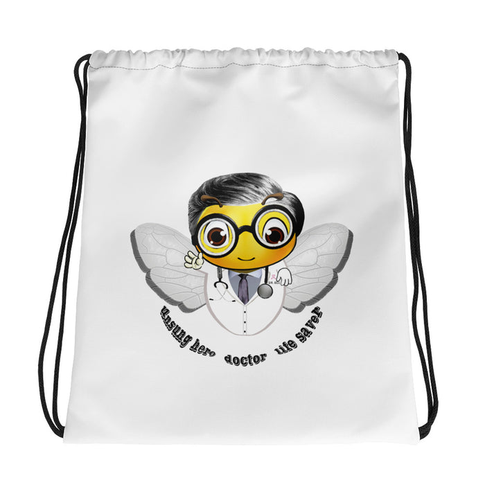 Cute DOCTOR / MEDICO BEE Drawstring bag