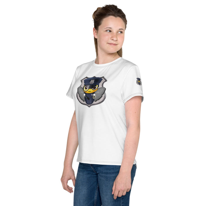 Girl Bee Collection Cute COP / POLICE  BEE Youth T-Shirt