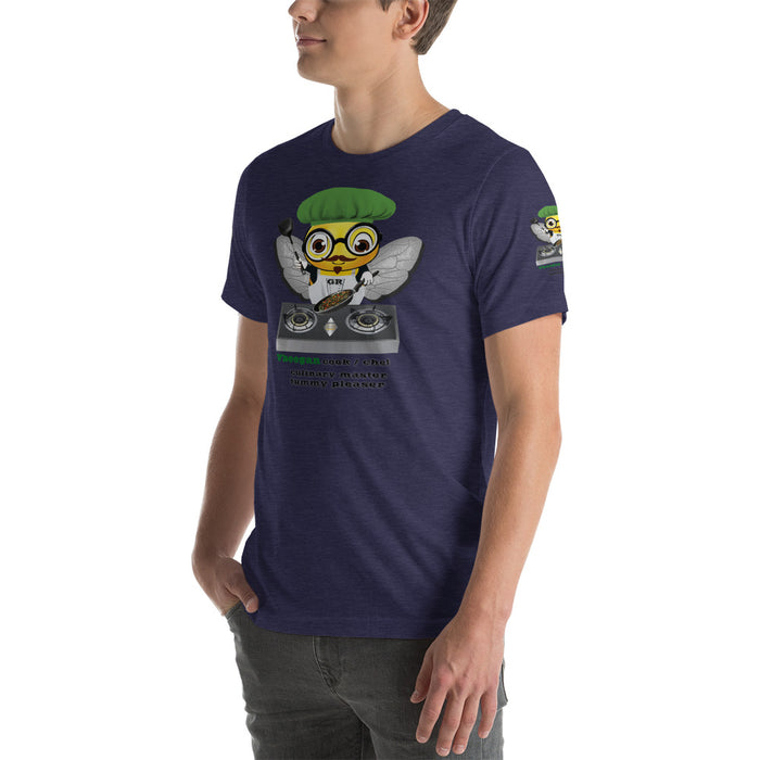 Cute VEGAN BEE CHEF Short-Sleeve Unisex T-Shirt