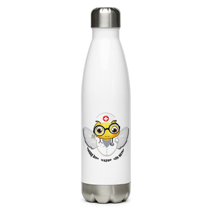 Cute NURSE BEE Stainless Steel Water Bottle