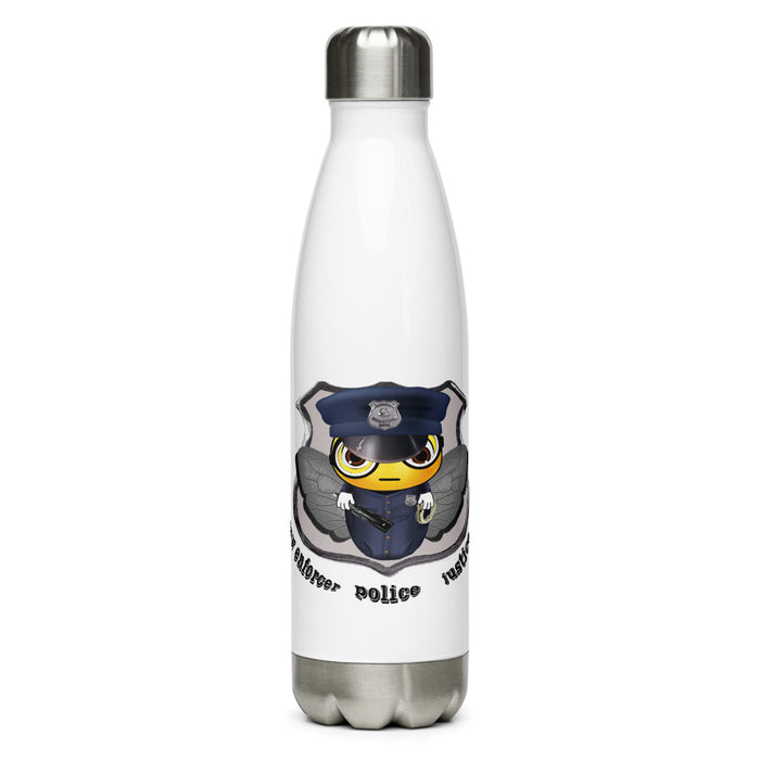 Cute COP / POLICE  BEE Stainless Steel Water Bottle