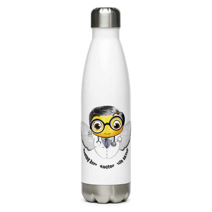 Cute DOCTOR / MEDICO BEE Stainless Steel Water Bottle