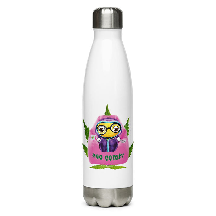 Cute BEE COMFY INDICA Stainless Steel Water Bottle