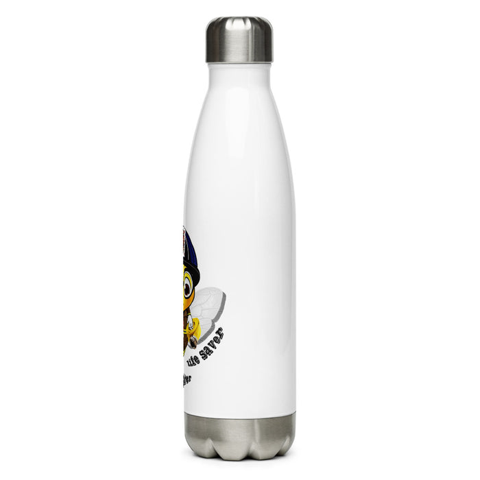 Cute FIREFIGHTER BEE Stainless Steel Water Bottle