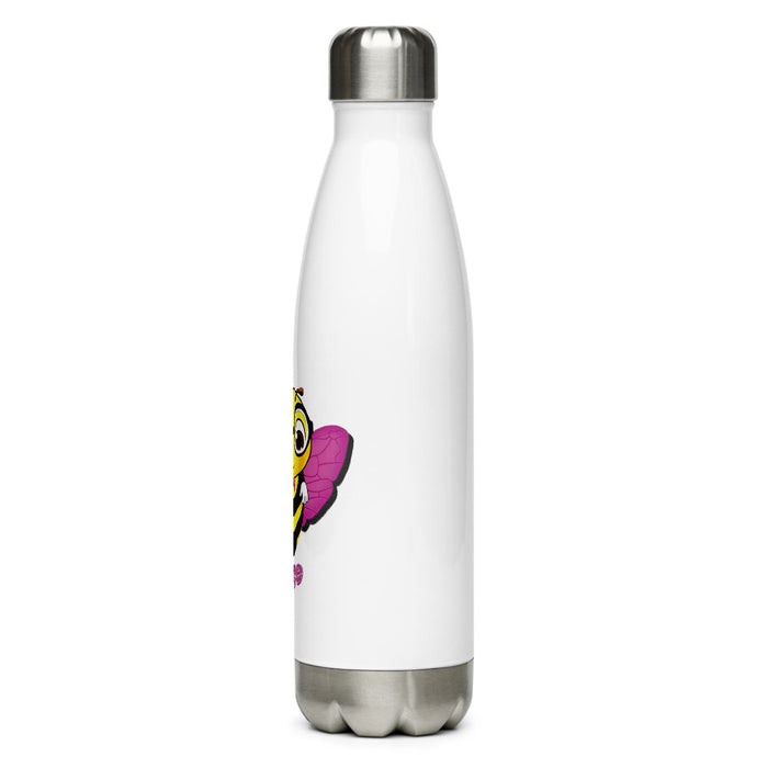 Cute pink BEE NYCE Stainless Steel Water Bottle