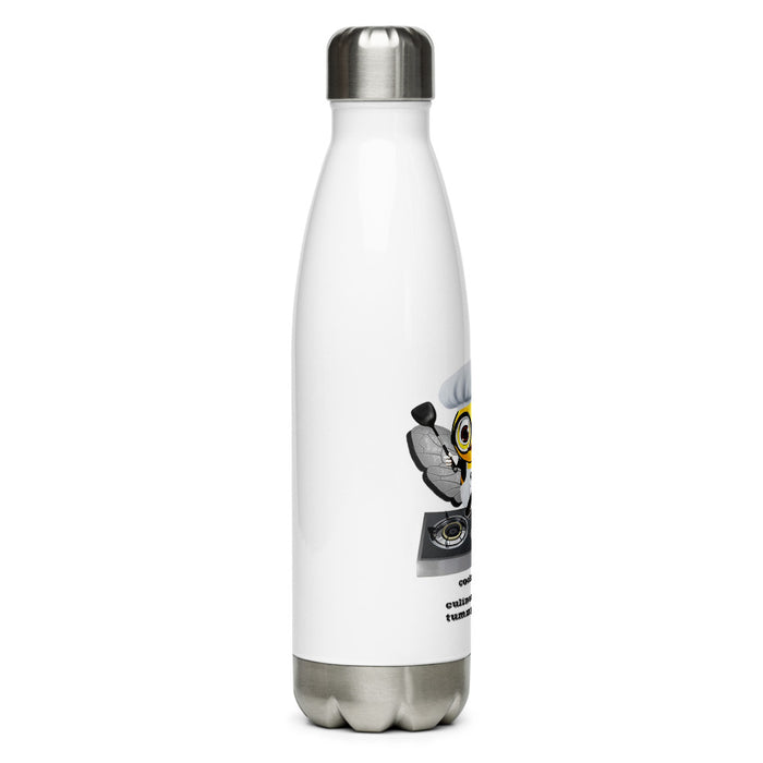 Cute CHEF BEE Stainless Steel Water Bottle