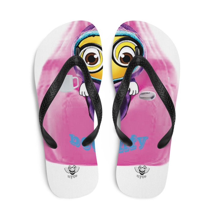 Cute BEE C0MFIE Men's Flip-Flops