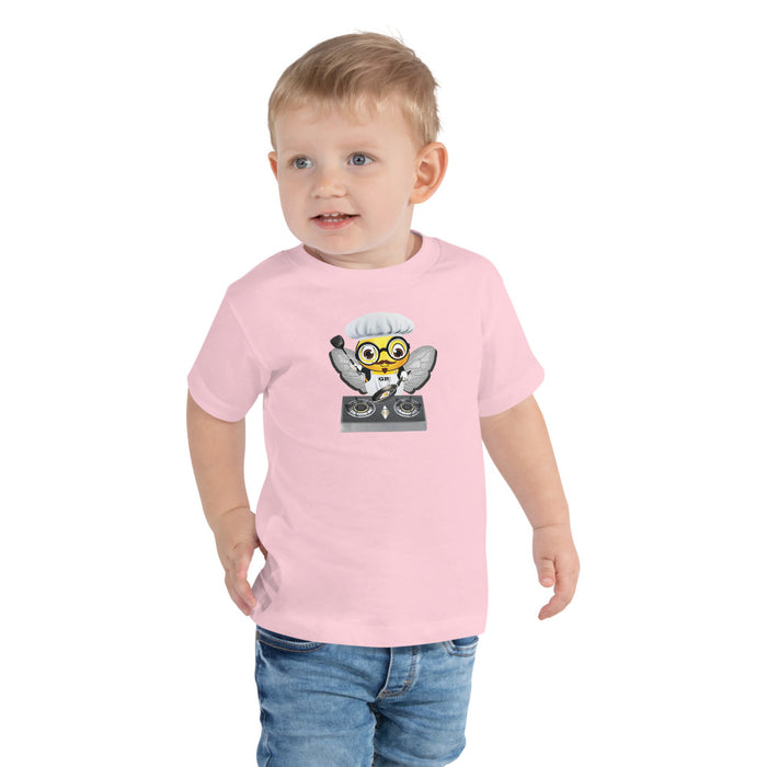 BOY BEE Collection Cute CHEF BEE Toddler Short Sleeve Tee