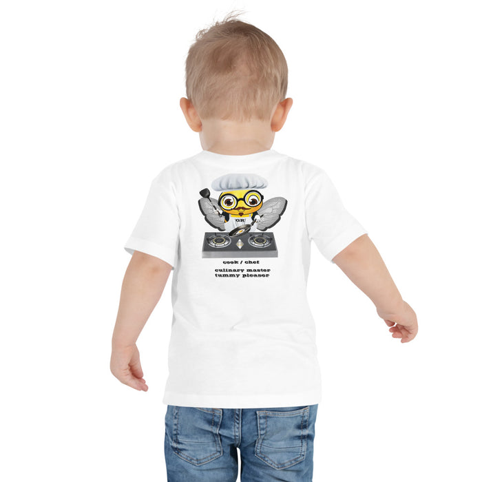 BOY BEE Collection Cute CHEF BEE Toddler Short Sleeve Tee