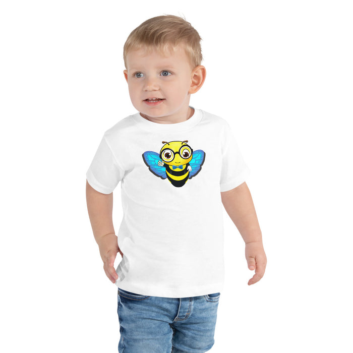 BOY BEE Collection Cute blue BEE NYCE Toddler Short Sleeve Tee