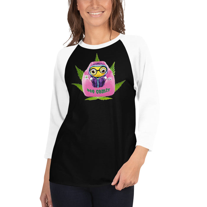 Cute BEE COMFY INDICA 3/4 sleeve raglan shirt