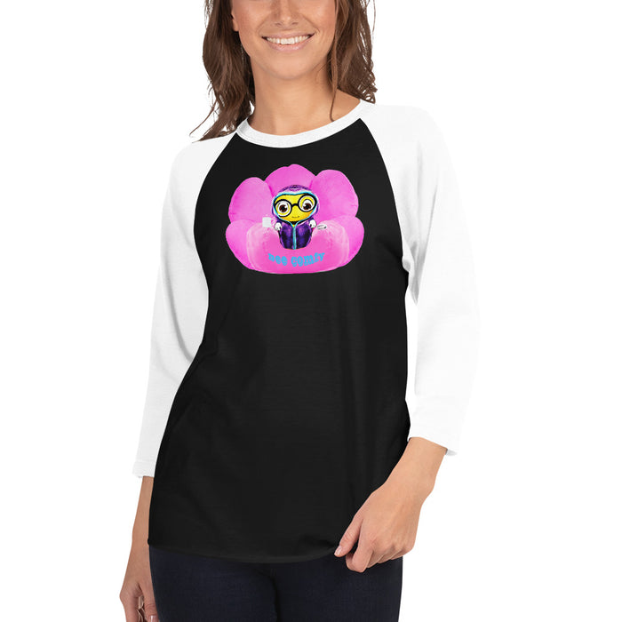 Cute BEE C0MFIE 1 /4 sleeve raglan shirt