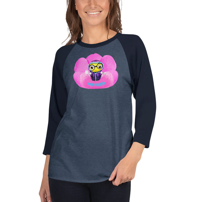 Cute BEE C0MFIE 1 /4 sleeve raglan shirt