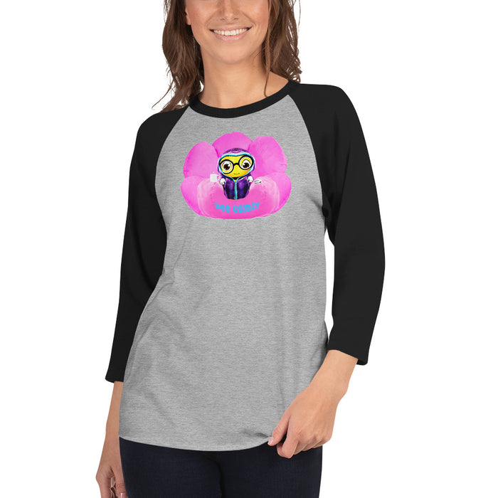 Cute BEE C0MFIE 1 /4 sleeve raglan shirt