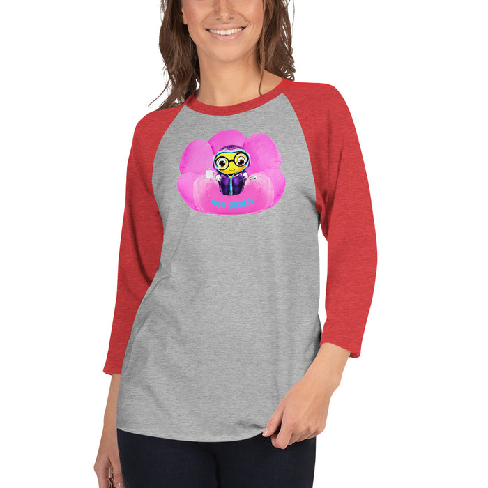 Cute BEE C0MFIE 1 /4 sleeve raglan shirt