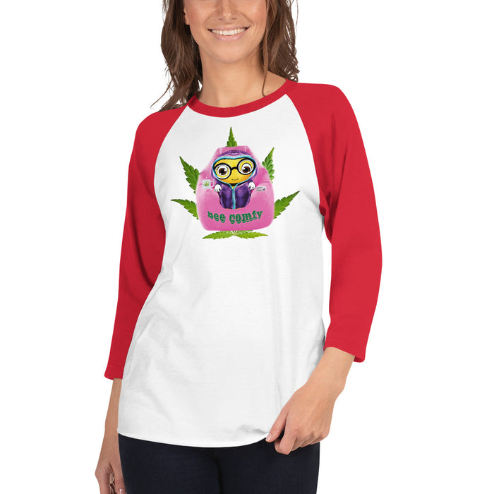 Cute BEE COMFY INDICA 3/4 sleeve raglan shirt