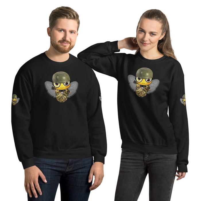 Cute SOLDIER / MILITARY BEE Unisex Sweatshirt