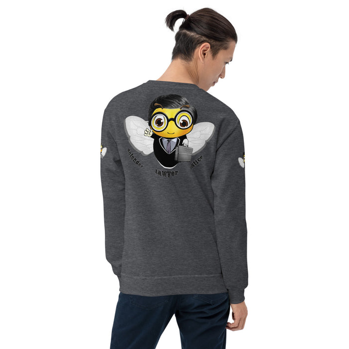 Cute LAWYER / ATTORNEY BEE Unisex Sweatshirt