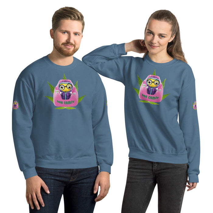 Cute BEE COMFY INDICA Unisex Sweatshirt