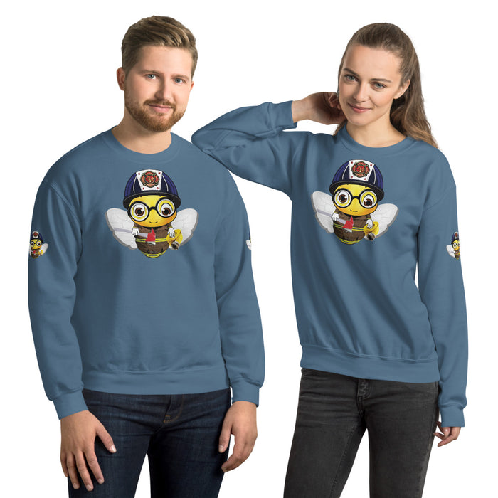 Cute FIREFIGHTER BEE Unisex Sweatshirt