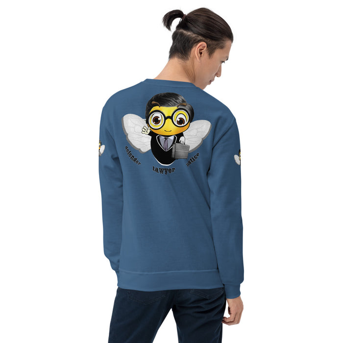 Cute LAWYER / ATTORNEY BEE Unisex Sweatshirt