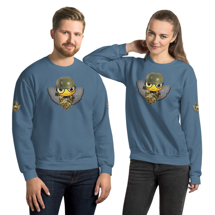 Cute SOLDIER / MILITARY BEE Unisex Sweatshirt