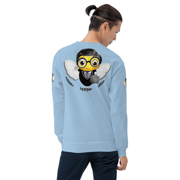 Cute LAWYER / ATTORNEY BEE Unisex Sweatshirt