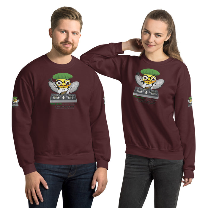 Cute VEGAN BEE CHEF Unisex Sweatshirt