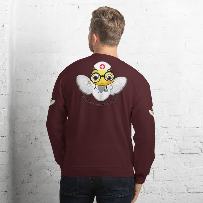 Cute NURSE BEE Unisex Sweatshirt